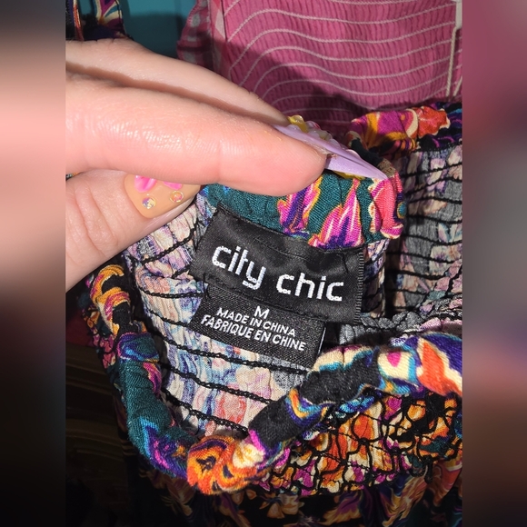 City Chic 18 Island Breeze Dress - black - Picture 4 of 5